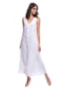 Rodier Lin Lniana sukienka w kolorze białym