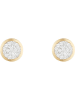 OR ÉCLAT Gold-Ohrstecker "Petite pierre" mit Zirkonias