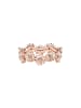 Pandora Rosévergold. Ring mit Edelsteinen