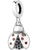 MAISON D'ARGENT Srebrna zawieszka "Lady Bug" z cyrkoniami