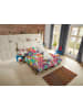 Hip Satin-Bettwäsche-Set "Feliz" in Bunt