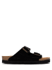 BAYTON Leren slippers "Benalla" zwart