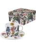 ppd Filiżanka "Birds & Flowers" ze wzorem do espresso - 100 ml