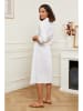 Le Monde du Lin Leinen-Kleid in Weiß