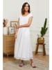 Le Monde du Lin Leinen-Kleid in Weiß