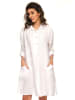 Joséfine Lniana sukienka "Calor" w kolorze białym