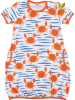 Walkiddy Kleid in Blau/ Rot/ Weiß