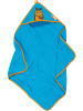 Playshoes Ręcznik w kolorze błękitnym z kapturem