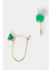 L instant d Or Gold-Ohrringe "Emeraude envoutant" mit Smaragden