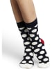 Happy Socks Skarpety (2 pary) "Big Dots" w kolorze granatowo-białym