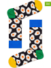 Happy Socks Skarpety (2 pary) "Sunny Side Up" w kolorze czarnym ze wzorem