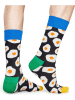 Happy Socks Skarpety (2 pary) "Sunny Side Up" w kolorze czarnym ze wzorem