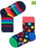 Happy Socks Skarpety (4 pary) "Stripes and Dots" ze wzorem