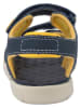 Timberland Sandale "Perkins Row 2-Strap" in Gelb/ Dunkelblau