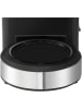 WMF Ekspres "Stelio Aroma" w kolorze srebrno-czarnym do kawy - (S)31,7 x (W)35,7 x (G)18,6 cm
