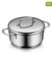 WMF 2tlg. Set: Edelstahl-Bratenhtopf "Mini" - (H)10,5 x Ø 14 cm