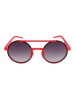 Polaroid Męskie okulary przeciwsłoneczne w kolorze czerwono-czarnym