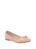 Kazar Skórzane baleriny w kolorze jasnoróżowym