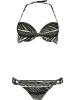 Bruno Banani Bikini in Khaki/ Schwarz