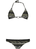 Bruno Banani Bikini w kolorze oliwkowo-czarnym