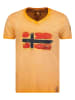 Geographical Norway Shirt "Joasis" in Orange
