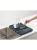 JosephJoseph Afdruipmat antraciet - (B)40 x (H)2,5 x (D)32 cm