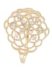 CARATELLI Gold-Ring "Dentelle" mit Diamanten