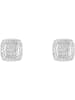 DIAMOND & CO Witgouden oorstekers "Sweet illusion" met diamanten