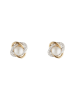 DIAMOND & CO Gold-Ohrstecker "Mitsa" mit Diamanten und Perlen