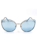 Swarovski Damskie okulary przeciwsłoneczne w kolorze złoto-błękitnym