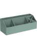 Organizer "Elisa" w kolorze zielonym - 33 x 12,5 x 12,5 cm