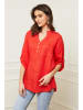 Linnen blouse "Bjorg" rood