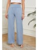 Linnen broek "Valencia" lichtblauw