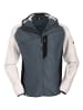 Fleecejacke "Taufstein II" in Anthrazit/ Weiß