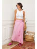 Linnen rok roze