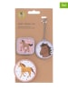 3-delige set: patches "Horse" lichtroze/lichtbruin/lichtblauw