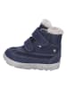 Leren winterboots "Pedro" donkerblauw