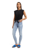 Dżinsy - Skinny fit - w kolorze błękitnym