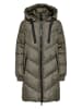 Płaszcz pikowany "SKYLAR PADDED HOOD" w kolorze khaki