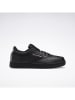 Leren sneakers "Club C" zwart