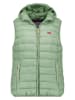 Doorgestikte bodywarmer "Vatikolor" lichtgroen