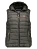 Doorgestikte bodywarmer "Vatikolor" kaki