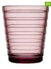Szklanki (2 szt.) "Aino Aalto" w kolorze jasnoróżowym - 220 ml