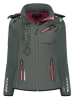 Softshelljacke in "Reineak" in Grau/ Pink