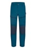 Spodnie trekkingowe Zipp-Off "Nordfjord" - Regular fit - w kolorze niebieskim
