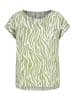 Blouse groen/wit