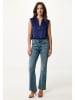 Blousetop donkerblauw