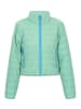 Steppjacke in Mint/ Blau
