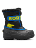 Winterboots "Snow Commander" zwart/blauw