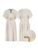 Kleid in Beige
